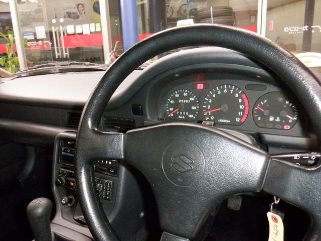 カプチーノ ベースグレード フルノーマル/(Tベルト・全油脂・エアコンコンプレッサー・エアコンガス・燃料ゲージ・燃料ポンプ・ガソリンホース、パイプ・ブレーキホース・バッテリー・ワイパー・タイヤ交換済+キャリパーOH済(31枚目)