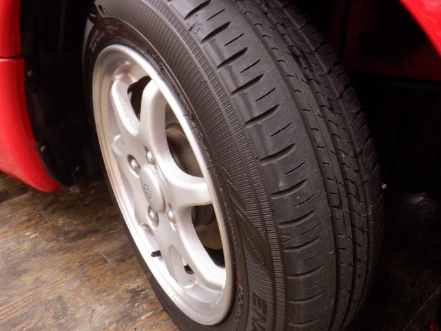 カプチーノ ベースグレード フルノーマル/(Tベルト・全油脂・エアコンコンプレッサー・エアコンガス・燃料ゲージ・燃料ポンプ・ガソリンホース、パイプ・ブレーキホース・バッテリー・ワイパー・タイヤ交換済+キャリパーOH済(49枚目)