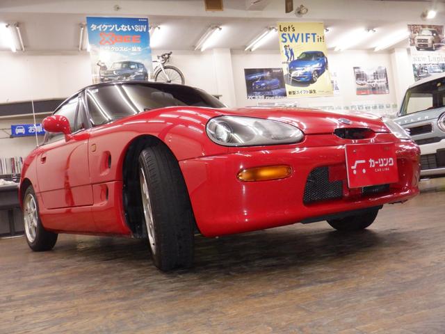 カプチーノ ベースグレード フルノーマル/(Tベルト・全油脂・エアコンコンプレッサー・エアコンガス・燃料ゲージ・燃料ポンプ・ガソリンホース、パイプ・ブレーキホース・バッテリー・ワイパー・タイヤ交換済+キャリパーOH済(65枚目)