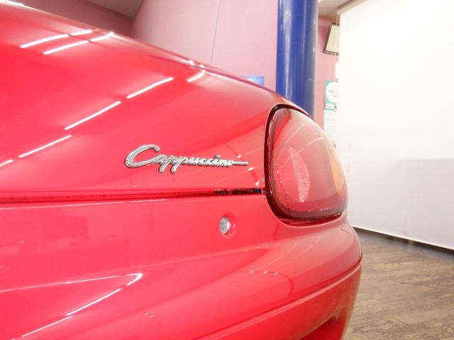 カプチーノ ベースグレード フルノーマル/(Tベルト・全油脂・エアコンコンプレッサー・エアコンガス・燃料ゲージ・燃料ポンプ・ガソリンホース、パイプ・ブレーキホース・バッテリー・ワイパー・タイヤ交換済+キャリパーOH済(66枚目)