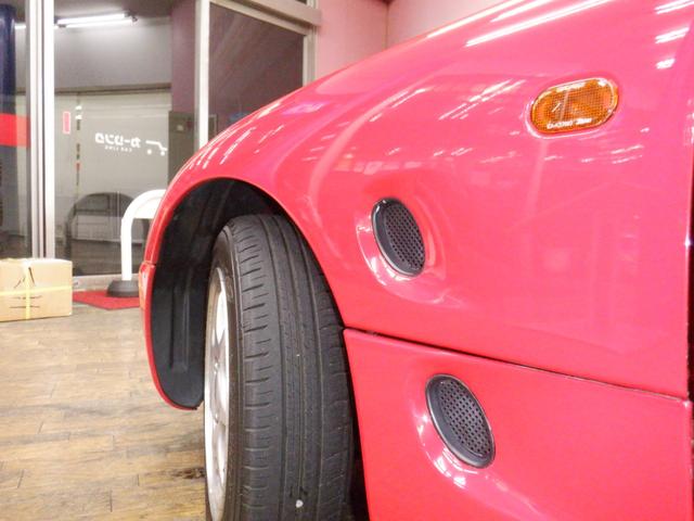 カプチーノ ベースグレード フルノーマル/(Tベルト・全油脂・エアコンコンプレッサー・エアコンガス・燃料ゲージ・燃料ポンプ・ガソリンホース、パイプ・ブレーキホース・バッテリー・ワイパー・タイヤ交換済+キャリパーOH済(70枚目)