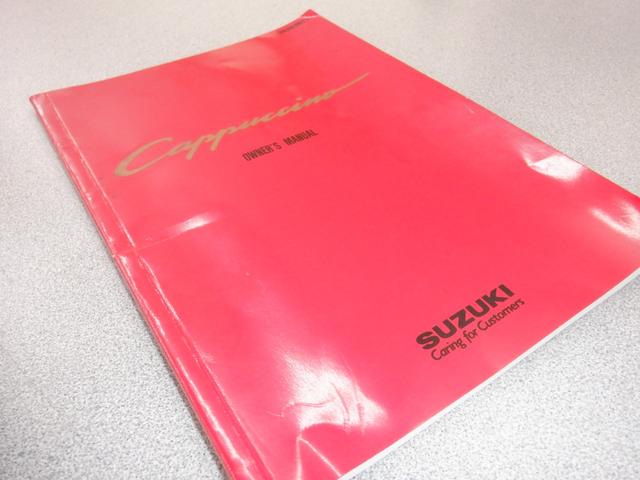 カプチーノ ベースグレード フルノーマル/(Tベルト・全油脂・エアコンコンプレッサー・エアコンガス・燃料ゲージ・燃料ポンプ・ガソリンホース、パイプ・ブレーキホース・バッテリー・ワイパー・タイヤ交換済+キャリパーOH済(74枚目)