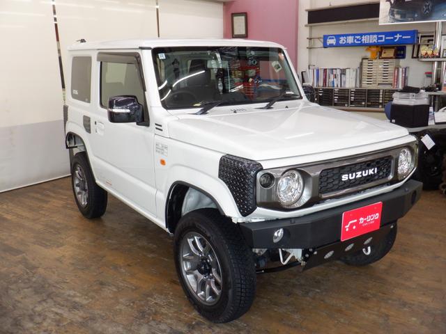 ジムニー ＸＣ　２インチリフトアップ／社外前後バンパー／ＣＬリンクラテラルロッド／車検対応たにぐちマフラー／ミニコン／アーシング／ナビ・フルセグＴＶ／シートヒーター／ＥＴＣ／前ドラレコ／ワンオーナー／記録簿／保証書（8枚目）