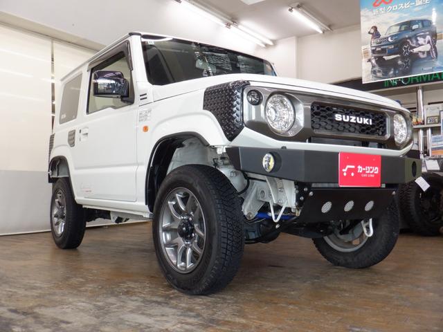 ジムニー ＸＣ　２インチリフトアップ／社外前後バンパー／ＣＬリンクラテラルロッド／車検対応たにぐちマフラー／ミニコン／アーシング／ナビ・フルセグＴＶ／シートヒーター／ＥＴＣ／前ドラレコ／ワンオーナー／記録簿／保証書（10枚目）