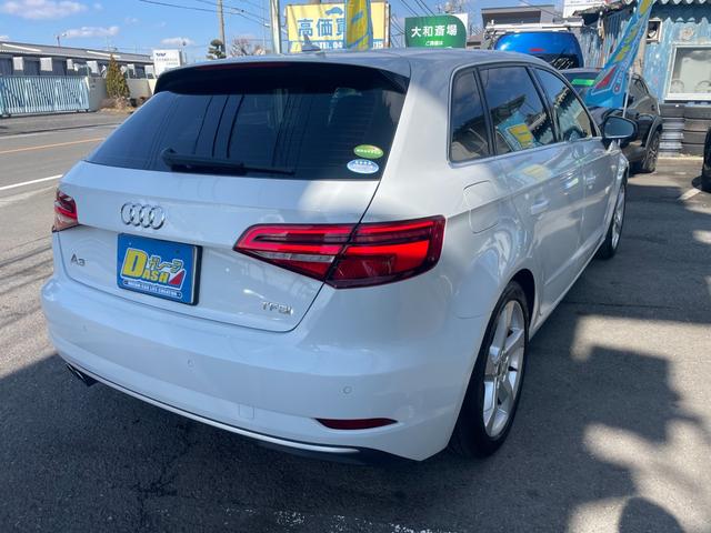 Ａ３ スポーツバック１．４ＴＦＳＩ　スポーツ　１オーナー　禁煙車　シートヒーター　パワーシート　フルセグナビ　バックカメラ　ＥＴＣ　ドラレコ　１７インチＡＷ　電動パーキングブレーキ　ブレーキホールド　クルコン　スマートキー　取説記録簿（7枚目）