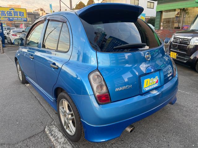 マーチ １２ＳＲ　５速ＭＴ　禁煙車　追加メーター　１５インチＡＷ　ＥＴＣ　ＡＵＴＥＣＨストラットタワーバー（7枚目）