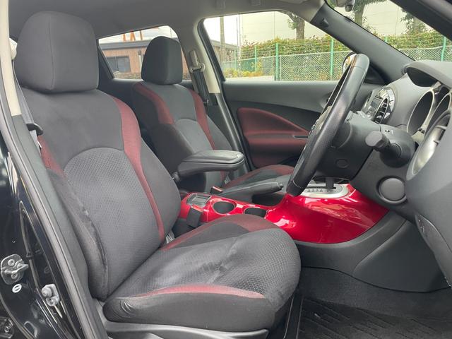 ジューク １５ＲＸ　１オーナー　禁煙車　ユーザー直接買取　フルセグナビ　バックカメラ　前後ドラレコ　ＥＴＣ２．０　インテリキー＆プッシュスタート　１７インチＡＷ　取説記録簿（12枚目）