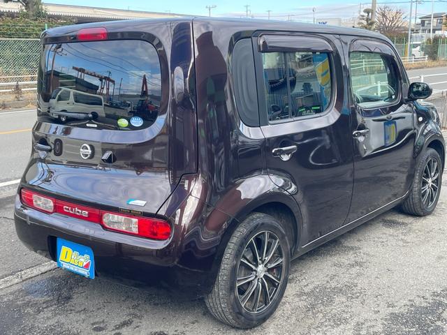 キューブ １５Ｘ　インディゴ＋プラズマ　禁煙車　フルセグナビ　バックカメラ　Ｂｌｕｅｔｏｏｔｈ接続　ＥＴＣ　ドラレコ　１６インチＡＷ　インテリキー＆プッシュスタート　オートエアコン　取説記録簿（8枚目）