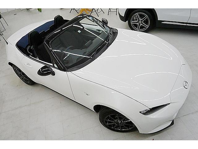 990S 登録済未使用車/ダークブルー幌/専用セッティング足廻&PCM/ブレンボキャリパ&ディスク/RAYSガンメタ16アルミ/6速MT/前後衝突軽減&車線&後方警告/LEDオートライト/革巻ステア/新車保証付(26枚目)