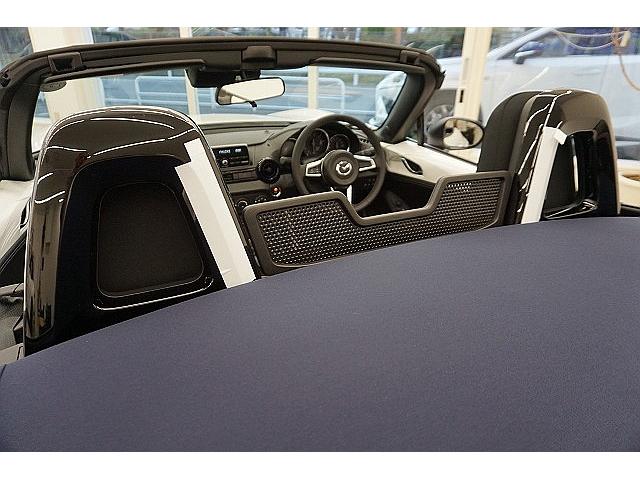 990S 登録済未使用車/ダークブルー幌/専用セッティング足廻&PCM/ブレンボキャリパ&ディスク/RAYSガンメタ16アルミ/6速MT/前後衝突軽減&車線&後方警告/LEDオートライト/革巻ステア/新車保証付(58枚目)