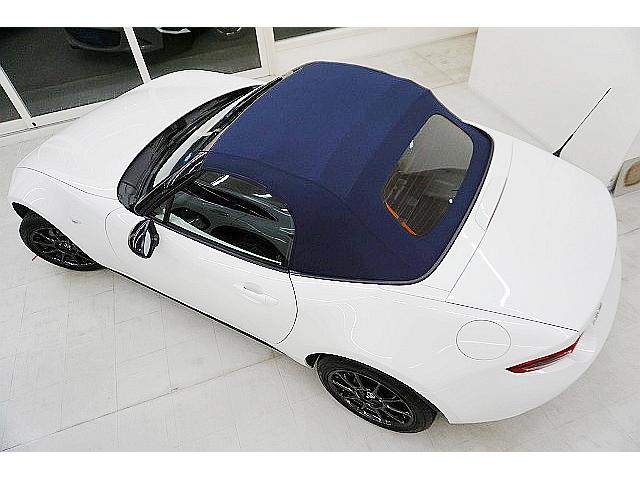 990S 登録済未使用車/ダークブルー幌/専用セッティング足廻&PCM/ブレンボキャリパ&ディスク/RAYSガンメタ16アルミ/6速MT/前後衝突軽減&車線&後方警告/LEDオートライト/革巻ステア/新車保証付(68枚目)