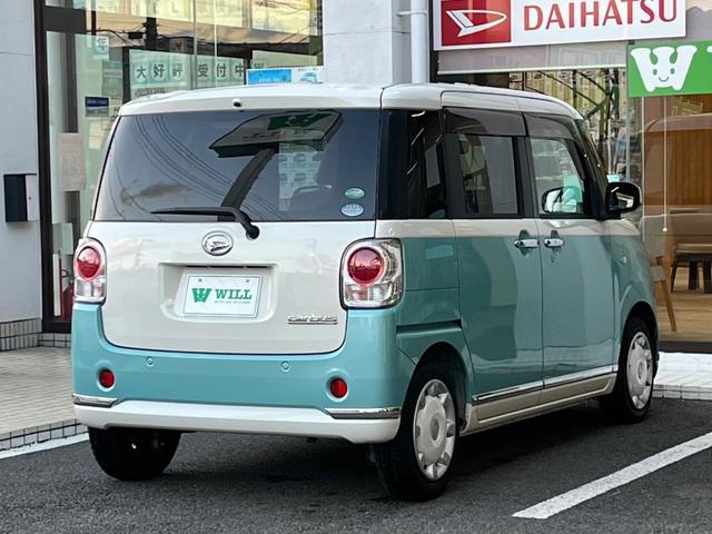 ムーヴキャンバス Ｘリミテッドメイクアップ　ＳＡＩＩ　／スマートアシストＩＩ／両側電動スライドドア／社外ナビ／Ｂｌｕｅｔｏｏｔｈ音楽／スマートキー／プッシュスタート／１年走行距離無制限保証／（10枚目）