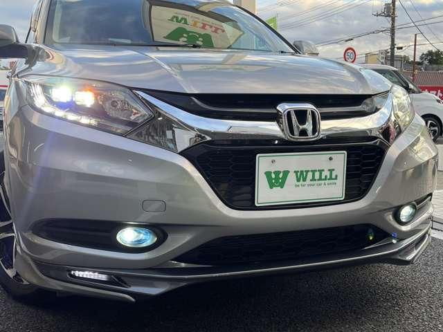 ヴェゼル ハイブリッドＺ　禁煙／１年距離無制限保証／純正ナビ／バックカメラ／ＥＴＣ／シートヒーター／パドルシフト／ＣＴＢＡ安全装置／プッシュスタート／スマートキー／ＬＥＤヘッドライト（4枚目）