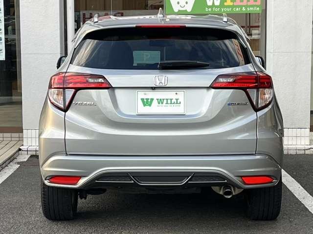 ヴェゼル ハイブリッドＺ　禁煙／１年距離無制限保証／純正ナビ／バックカメラ／ＥＴＣ／シートヒーター／パドルシフト／ＣＴＢＡ安全装置／プッシュスタート／スマートキー／ＬＥＤヘッドライト（5枚目）