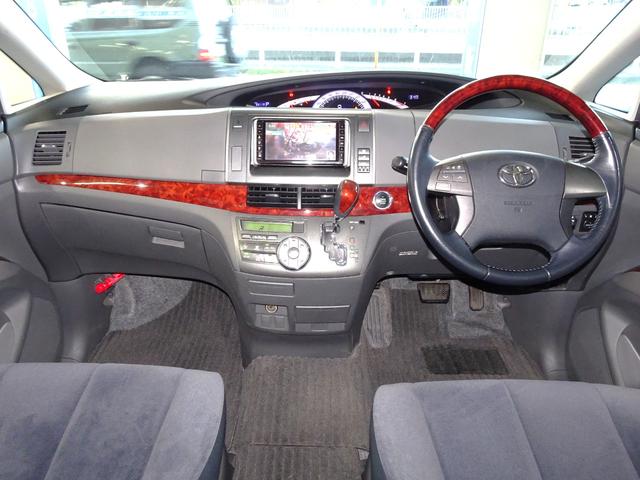 エスティマ ２．４アエラス　Ｇエディション　純正ナビ地デジ　両側電動スライドドア　フリップダウンモニター　Ｂカメラ　ＥＴＣ（8枚目）