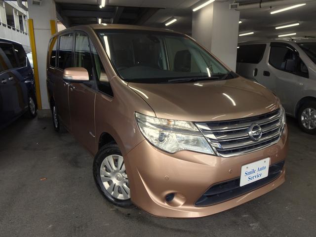 セレナ ２０Ｘ　Ｓ－ハイブリッドアドバンスドセーフティパック　純正ナビ　フルセグＴＶ　アラウンドビューモニター　クルーズコントロール　エマージェンシーブレーキ　レーンキープアシスト　ＥＴＣ　インテリキー（2枚目）