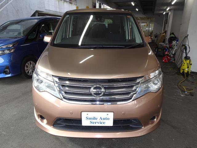 セレナ ２０Ｘ　Ｓ－ハイブリッドアドバンスドセーフティパック　純正ナビ　フルセグＴＶ　アラウンドビューモニター　クルーズコントロール　エマージェンシーブレーキ　レーンキープアシスト　ＥＴＣ　インテリキー（3枚目）