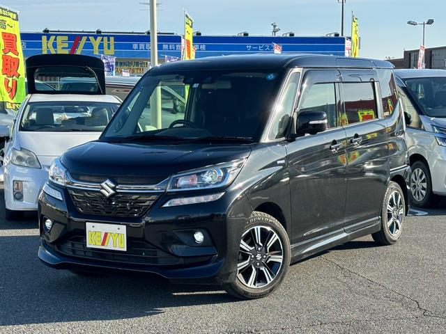 ソリオバンディット ハイブリッドＭＶ　禁煙車　純正８型ナビ　全方位カメラ　両側電動スライド　衝突軽減装置　車線逸脱警報　ＬＥＤヘッドライト　コーナーセンサー　ＥＴＣ　Ｂｌｕｅｔｏｏｔｈオーディオ　シートヒーター　パドルシフト　１２セグＴＶ（25枚目）