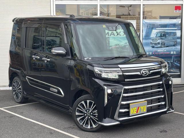 タント カスタムＲＳ　【ｅｃｏＩＤＬＥ非装着車】　４ＷＤ　禁煙車　純正１０型ＳＤナビ　両側電動スライド　全方位カメラ　衝突軽減装置　車線逸脱警報　コーナーセンサー　シートヒーター　ＨＤＭＩ　ＢＴオーディオ　フルセグＴＶ　ドラレコ　ＥＴＣ　ハーフレザー（25枚目）