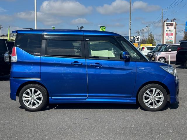ソリオ ハイブリッドＭＺ　禁煙１オーナー　衝突軽減装置　車線逸脱警報　純正メーカーナビ　全方位カメラ　両側電動スライド　フルセグ　ＣＤ　ＤＶＤ　Ｂｌｕｅｔｏｏｔｈオーディオ　シートヒーター　ＨＩＤ　純正１５ＡＷ　スマートキー（18枚目）