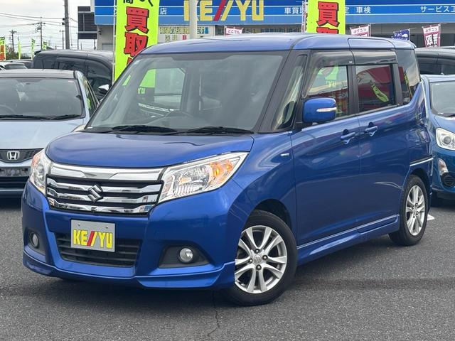 ソリオ ハイブリッドＭＺ　禁煙１オーナー　衝突軽減装置　車線逸脱警報　純正メーカーナビ　全方位カメラ　両側電動スライド　フルセグ　ＣＤ　ＤＶＤ　Ｂｌｕｅｔｏｏｔｈオーディオ　シートヒーター　ＨＩＤ　純正１５ＡＷ　スマートキー（20枚目）