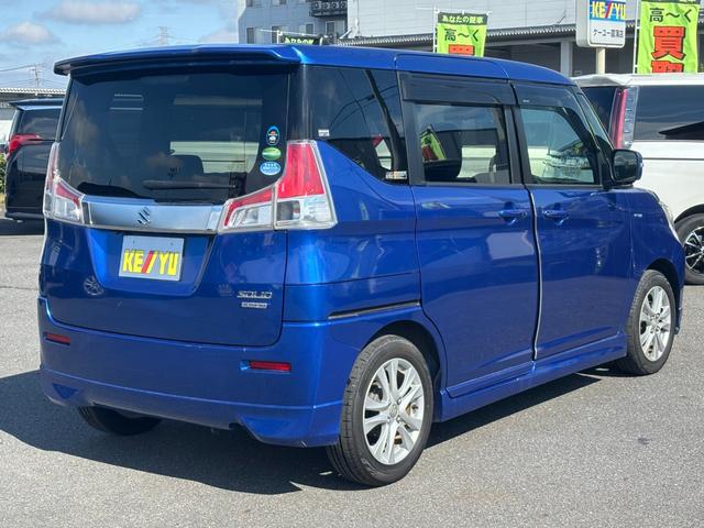 ソリオ ハイブリッドＭＺ　禁煙１オーナー　衝突軽減装置　車線逸脱警報　純正メーカーナビ　全方位カメラ　両側電動スライド　フルセグ　ＣＤ　ＤＶＤ　Ｂｌｕｅｔｏｏｔｈオーディオ　シートヒーター　ＨＩＤ　純正１５ＡＷ　スマートキー（21枚目）