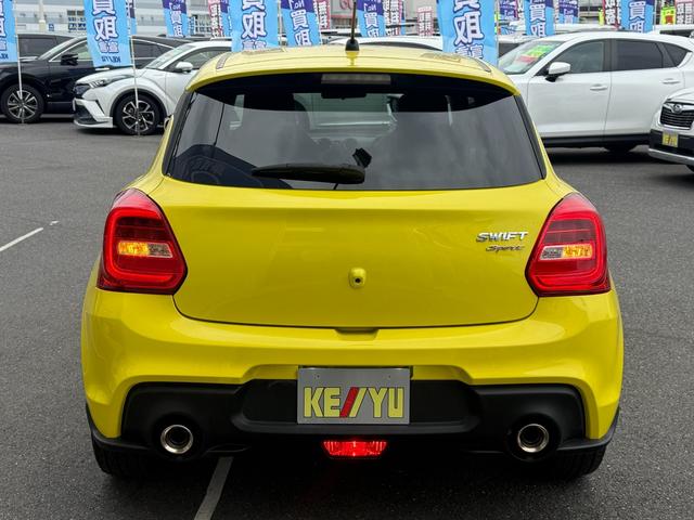 スイフトスポーツ ベースグレード 禁煙車 6速MT 純正8型SDナビ バックカメラ ETC 衝突軽減装置 車線逸脱警報 Bluetoothオーディオ フルセグTV シートヒーター LEDヘッドライト 追従クルコン ドラレコ 純正アルミ(19枚目)