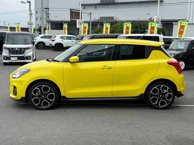 スイフトスポーツ ベースグレード 禁煙車 6速MT 純正8型SDナビ バックカメラ ETC 衝突軽減装置 車線逸脱警報 Bluetoothオーディオ フルセグTV シートヒーター LEDヘッドライト 追従クルコン ドラレコ 純正アルミ(20枚目)