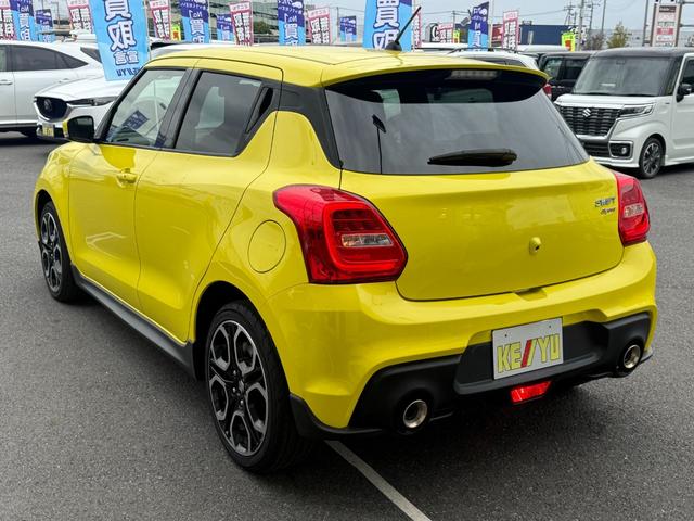 スイフトスポーツ ベースグレード 禁煙車 6速MT 純正8型SDナビ バックカメラ ETC 衝突軽減装置 車線逸脱警報 Bluetoothオーディオ フルセグTV シートヒーター LEDヘッドライト 追従クルコン ドラレコ 純正アルミ(23枚目)