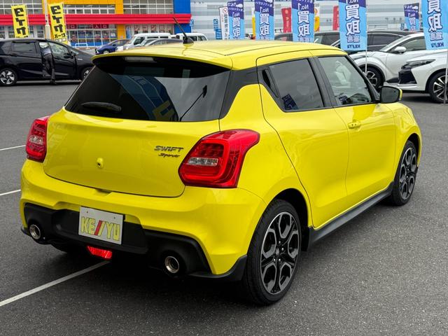 スイフトスポーツ ベースグレード 禁煙車 6速MT 純正8型SDナビ バックカメラ ETC 衝突軽減装置 車線逸脱警報 Bluetoothオーディオ フルセグTV シートヒーター LEDヘッドライト 追従クルコン ドラレコ 純正アルミ(25枚目)