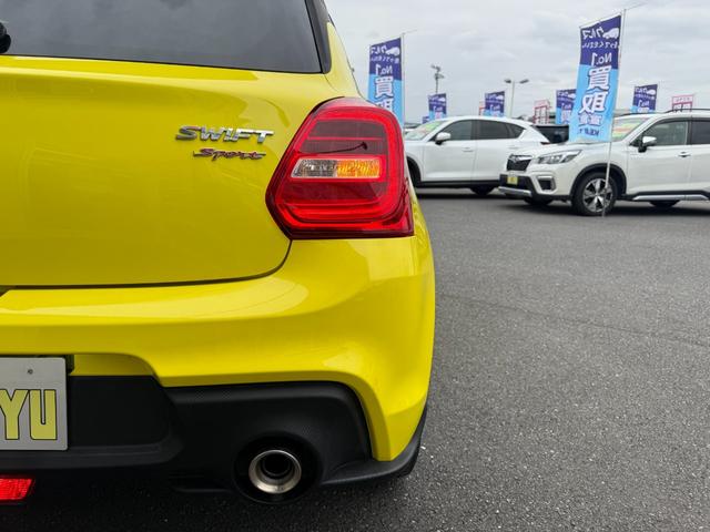 スイフトスポーツ ベースグレード 禁煙車 6速MT 純正8型SDナビ バックカメラ ETC 衝突軽減装置 車線逸脱警報 Bluetoothオーディオ フルセグTV シートヒーター LEDヘッドライト 追従クルコン ドラレコ 純正アルミ(44枚目)