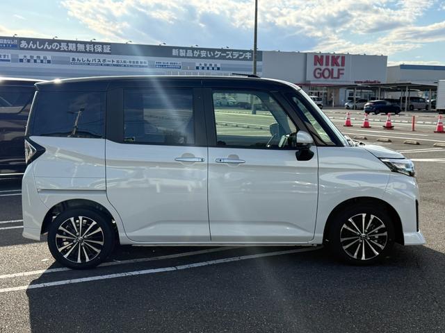 ルーミー カスタムG-T コンフォートパッケージ 登録済未使用車 全方位カメラ 9型ディスプレイオーディオ 両側電動スライド 衝突軽減装置 車線逸脱警報 Bluetoothオーディオ フルセグTV LEDヘッドライト コーナーセンサー シートヒーター(20枚目)