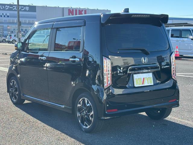 N-WGNカスタム L・ターボホンダセンシング 禁煙1オーナー車 純正ナビ ヒーター付ハーフレザーシート 衝突軽減ブレーキ レーダークルーズ コーナーセンサー ETC バックカメラ フルセグ Bluetoothオーディオ LEDライト パドルシフト(23枚目)