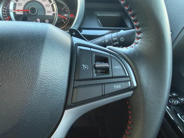 スペーシアカスタム ハイブリッドXSターボ 1オーナー SDナビ 両側電動スライド バックカメラ 衝突軽減装置 車線逸脱警報 Bluetoothオーディオ フルセグTV DVD再生 ハーフレザー シートヒーター LEDヘッドライト 純正アルミ(12枚目)