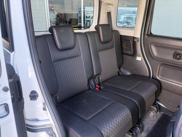 スペーシアカスタム ハイブリッドXSターボ 1オーナー SDナビ 両側電動スライド バックカメラ 衝突軽減装置 車線逸脱警報 Bluetoothオーディオ フルセグTV DVD再生 ハーフレザー シートヒーター LEDヘッドライト 純正アルミ(16枚目)