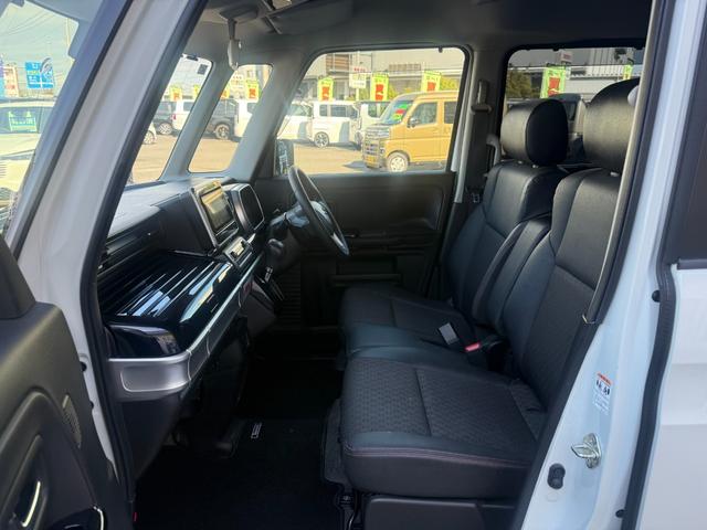 スペーシアカスタム ハイブリッドXSターボ 1オーナー SDナビ 両側電動スライド バックカメラ 衝突軽減装置 車線逸脱警報 Bluetoothオーディオ フルセグTV DVD再生 ハーフレザー シートヒーター LEDヘッドライト 純正アルミ(25枚目)