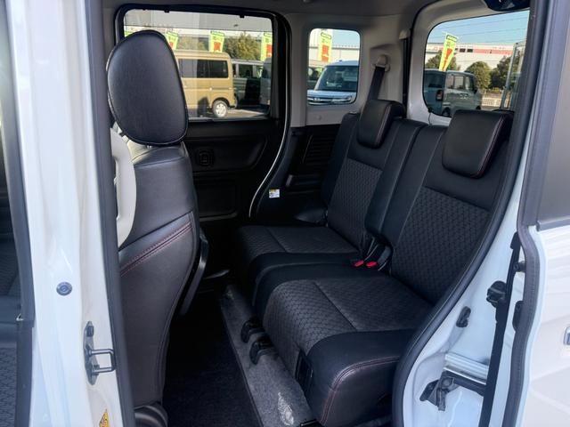 スペーシアカスタム ハイブリッドXSターボ 1オーナー SDナビ 両側電動スライド バックカメラ 衝突軽減装置 車線逸脱警報 Bluetoothオーディオ フルセグTV DVD再生 ハーフレザー シートヒーター LEDヘッドライト 純正アルミ(26枚目)