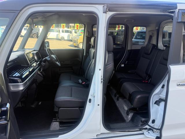 スペーシアカスタム ハイブリッドXSターボ 1オーナー SDナビ 両側電動スライド バックカメラ 衝突軽減装置 車線逸脱警報 Bluetoothオーディオ フルセグTV DVD再生 ハーフレザー シートヒーター LEDヘッドライト 純正アルミ(27枚目)