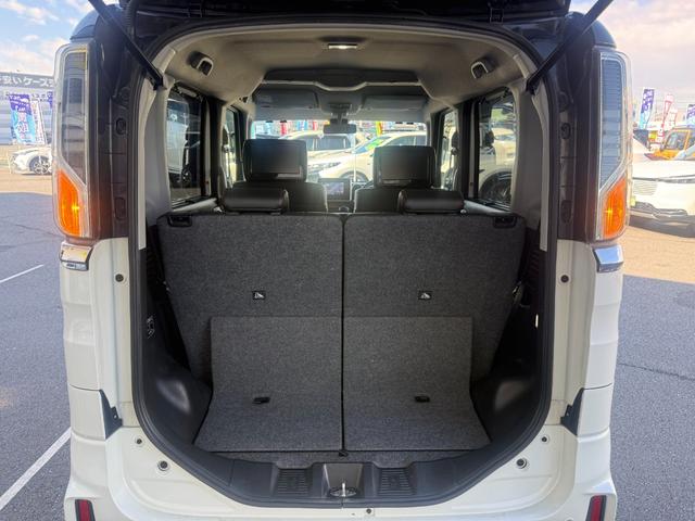 スペーシアカスタム ハイブリッドXSターボ 1オーナー SDナビ 両側電動スライド バックカメラ 衝突軽減装置 車線逸脱警報 Bluetoothオーディオ フルセグTV DVD再生 ハーフレザー シートヒーター LEDヘッドライト 純正アルミ(28枚目)