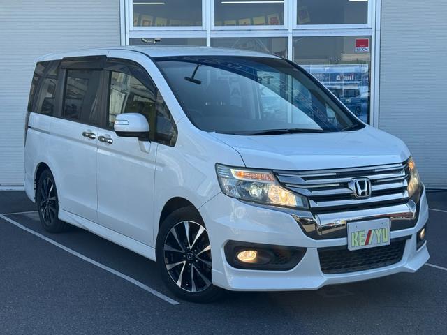 ステップワゴンスパーダ Ｚ　クールスピリット　後期型　８人乗り　純正９型ナビ　後席モニター　両側電動スライド　バックカメラ　ＥＴＣ　フルセグＴＶ　ＤＶＤ再生　ハーフレザー　クルコン　パドルシフト　ドラレコ　スマートキー　ＨＩＤライト　純正アルミ（24枚目）