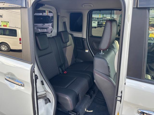 スペーシアカスタム ハイブリッドＸＳターボ　禁煙１オーナー車　衝突軽減装置　車線逸脱警報　メモリーナビ　バックカメラ　両側電動スライド　ＥＴＣ　純正１５ＡＷ　ヒーター付ハーフレザー　ＬＥＤヘッドライト　フォグ　クルコン　パドルシフト　ドラレコ（15枚目）