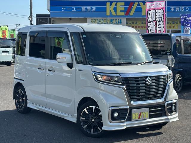 スペーシアカスタム ハイブリッドＸＳターボ　禁煙１オーナー車　衝突軽減装置　車線逸脱警報　メモリーナビ　バックカメラ　両側電動スライド　ＥＴＣ　純正１５ＡＷ　ヒーター付ハーフレザー　ＬＥＤヘッドライト　フォグ　クルコン　パドルシフト　ドラレコ（23枚目）