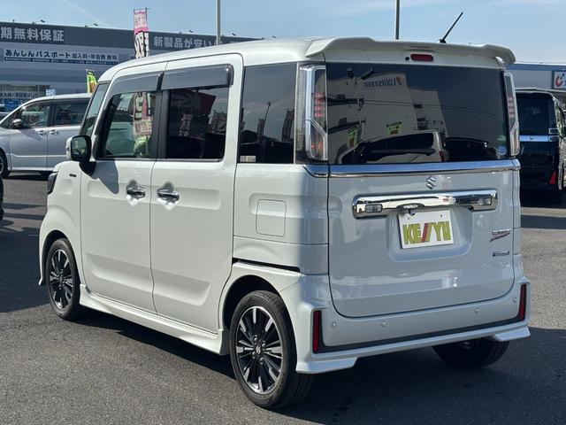 スペーシアカスタム ハイブリッドＸＳターボ　禁煙１オーナー車　衝突軽減装置　車線逸脱警報　メモリーナビ　バックカメラ　両側電動スライド　ＥＴＣ　純正１５ＡＷ　ヒーター付ハーフレザー　ＬＥＤヘッドライト　フォグ　クルコン　パドルシフト　ドラレコ（24枚目）