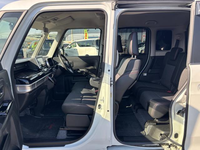 スペーシアカスタム ハイブリッドＸＳターボ　禁煙１オーナー車　衝突軽減装置　車線逸脱警報　メモリーナビ　バックカメラ　両側電動スライド　ＥＴＣ　純正１５ＡＷ　ヒーター付ハーフレザー　ＬＥＤヘッドライト　フォグ　クルコン　パドルシフト　ドラレコ（28枚目）