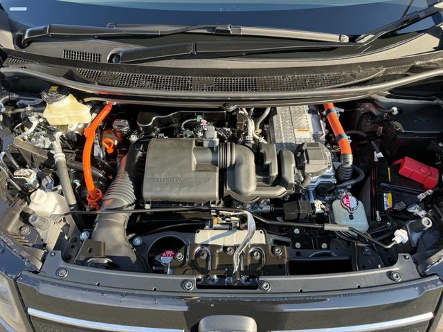 フリード ｅ：ＨＥＶエアー　ＥＸ　登録済未使用車　全方位カメラ　純正１１．４型ナビ　ＥＴＣ２．０　ＢＳＩ・後退出庫サポート　アダプティブドライビングビーム　両側電動スライド　シートヒーター　リアクーラー　パーキングセンサー　専用アルミ（46枚目）