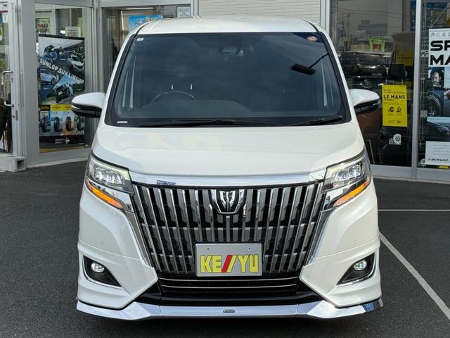 エスクァイア Ｇｉ　禁煙１オーナー　モデリスタフルエアロ　黒革シート　９型ＳＤナビ　後席モニター　両側電動スライド　バックカメラ　ＥＴＣ　衝突軽減装置　車線逸脱警報　Ｂｌｕｅｔｏｏｔｈオーディオ　フルセグＴＶ　ＤＶＤ再生（18枚目）