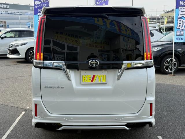 エスクァイア Ｇｉ　禁煙１オーナー　モデリスタフルエアロ　黒革シート　９型ＳＤナビ　後席モニター　両側電動スライド　バックカメラ　ＥＴＣ　衝突軽減装置　車線逸脱警報　Ｂｌｕｅｔｏｏｔｈオーディオ　フルセグＴＶ　ＤＶＤ再生（19枚目）