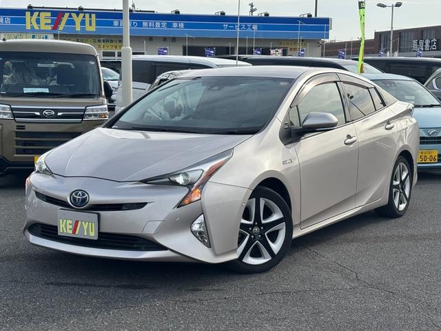 プリウス Aプレミアム ツーリングセレクション 禁煙1オーナー 純正9型SDナビ 黒革電動シート バックカメラ ETC2.0 衝突軽減装置 車線逸脱警報 BSM Bluetoothオーディオ フルセグTV 追従クルコン 100V電源 シートヒーター(21枚目)