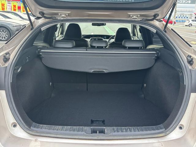 プリウス Aプレミアム ツーリングセレクション 禁煙1オーナー 純正9型SDナビ 黒革電動シート バックカメラ ETC2.0 衝突軽減装置 車線逸脱警報 BSM Bluetoothオーディオ フルセグTV 追従クルコン 100V電源 シートヒーター(28枚目)