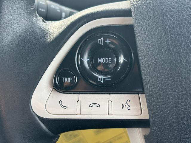 プリウス Aプレミアム ツーリングセレクション 禁煙1オーナー 純正9型SDナビ 黒革電動シート バックカメラ ETC2.0 衝突軽減装置 車線逸脱警報 BSM Bluetoothオーディオ フルセグTV 追従クルコン 100V電源 シートヒーター(33枚目)